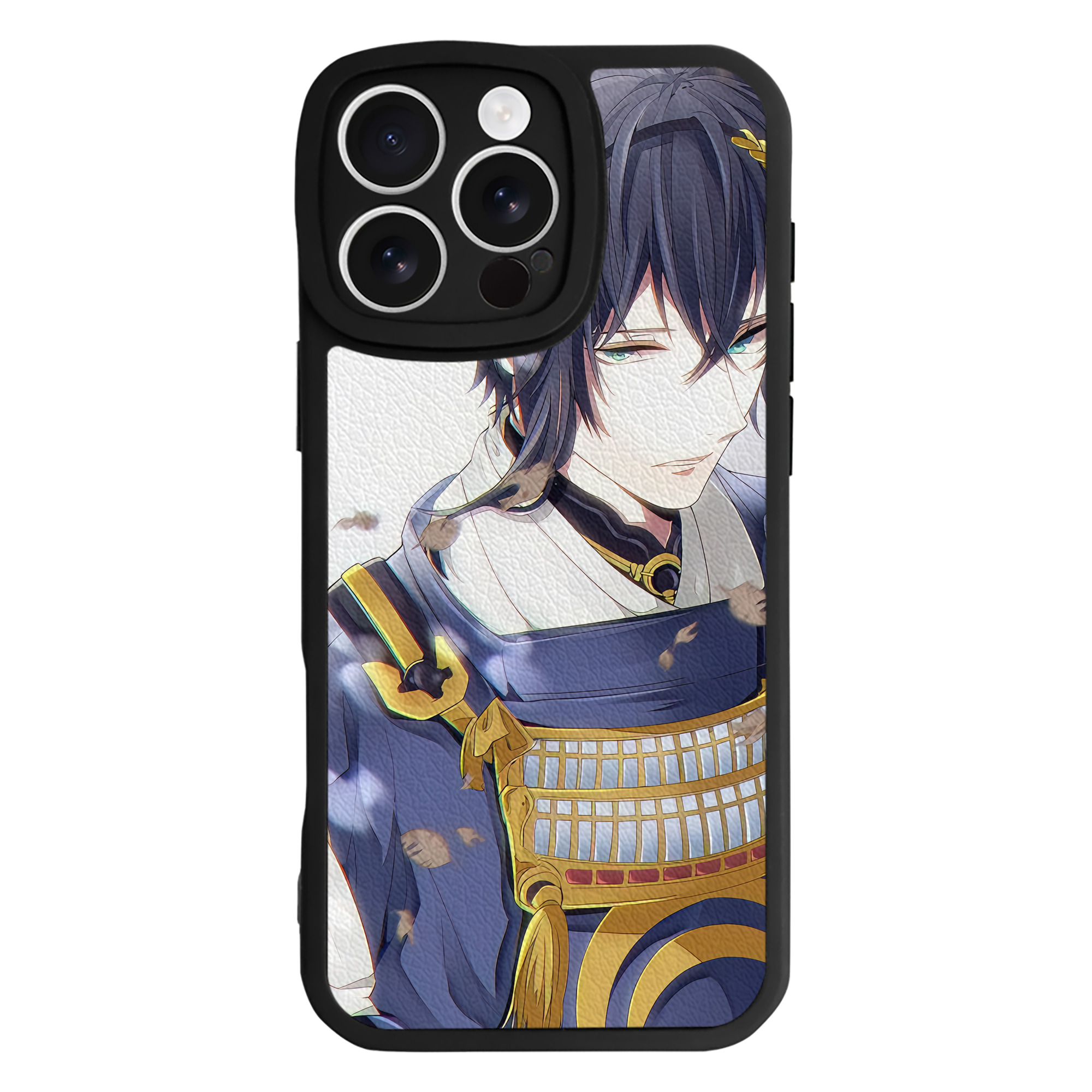 （画像用） 刀剣乱舞 Touken Ranbu 【iPhone 16シリーズ対応】シリコンスマホケース（レザー調） 材質：シリコン